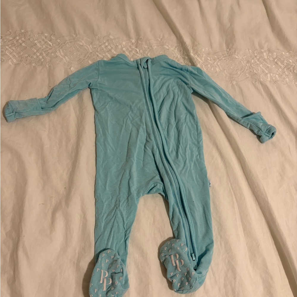 Posh Peanut Aqua Kids Footie Pajama